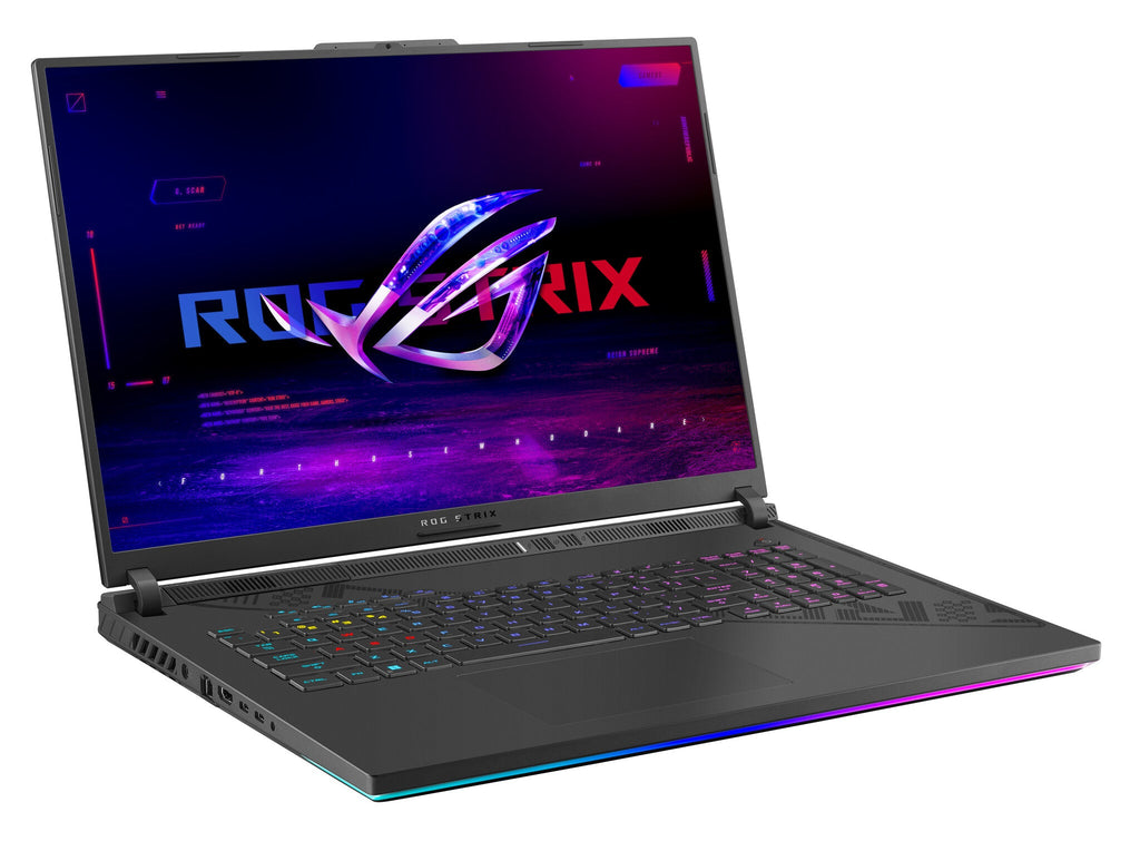 ASUS ROG Strix G18 Laptop - 45.7 cm (18") - Intel® Core™ i9-14900HX - 32 GB DDR5-SDRAM - 1 TB SSD - NVIDIA GeForce RTX 4070 - Wi-Fi 6E - Windows 11 Home - Black / Grey