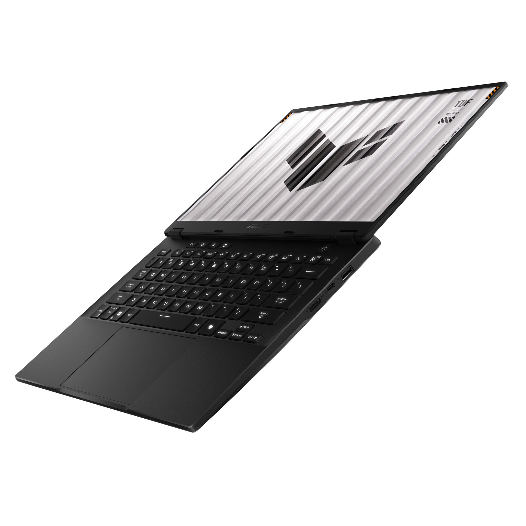 ASUS TUF Gaming FA401UV-RG004W Laptop - 35.6 cm (14") - AMD Ryzen™ 7 8845HS - 16 GB LPDDR5x-SDRAM - 1 TB SSD - NVIDIA GeForce RTX 4060 - Wi-Fi 6E - Windows 11 Home - Black / Grey
