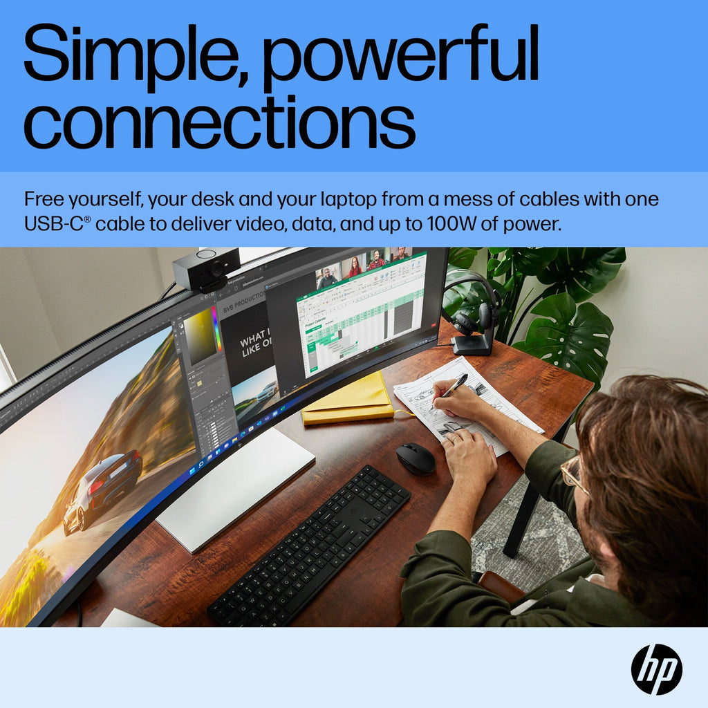 HP E45c G5 - 113 cm (44.5") - 5120 x 1440 pixels DQHD LCD Monitor