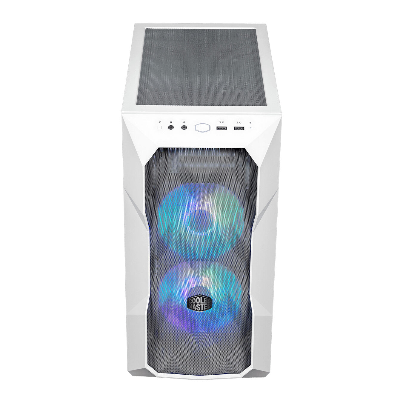Cooler Master TD300 Mesh - MicroATX Mini Tower Case in White