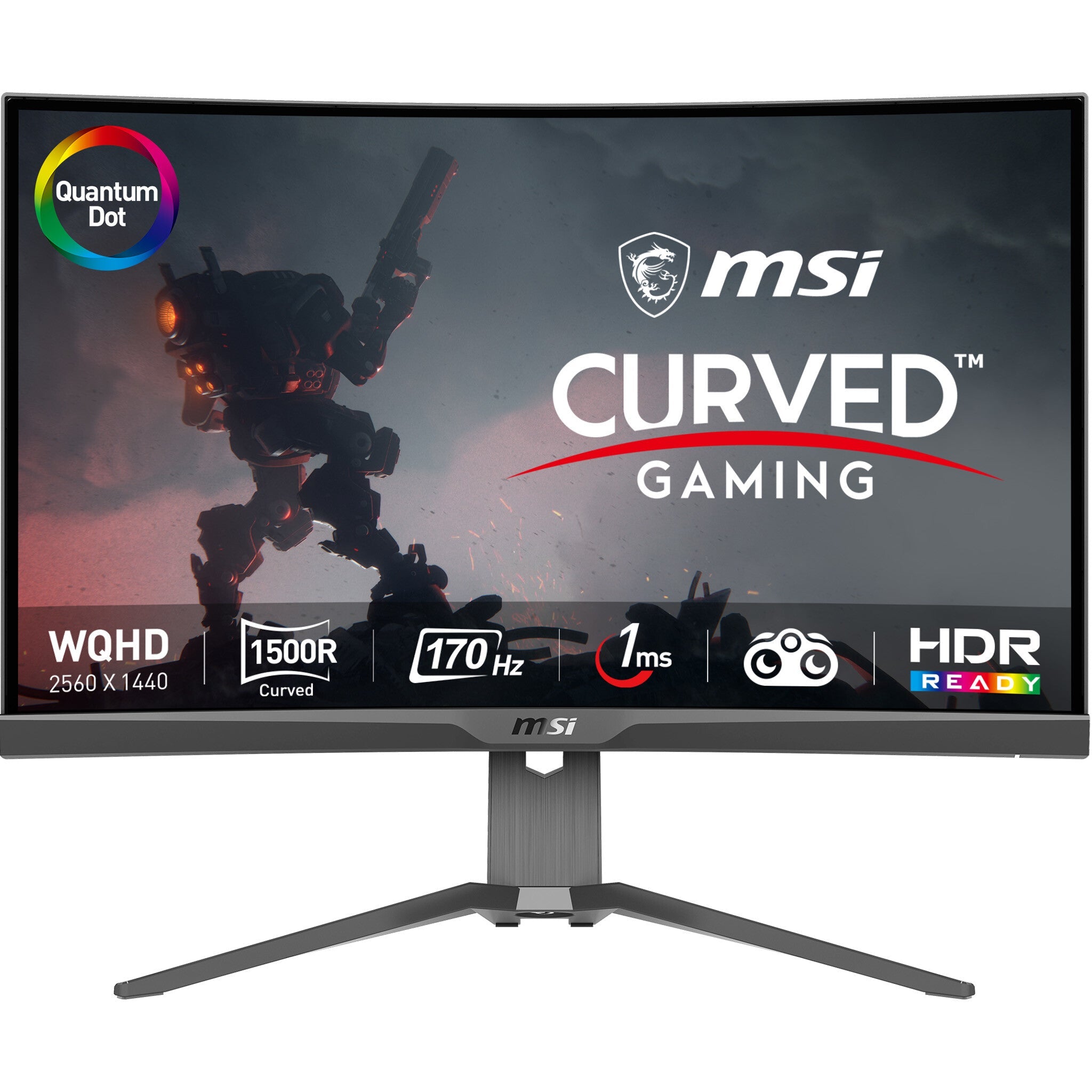 MSI MAG 275CQRF QD - 68.6 cm (27") - 2560 x 1440 pixels Wide Quad HD Monitor