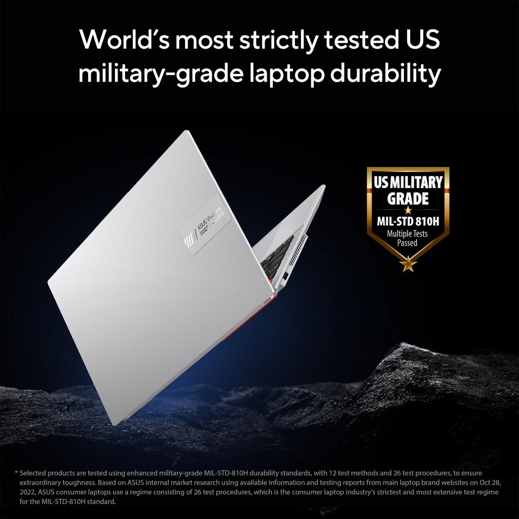 ASUS Vivobook S 15 OLED Laptop - 39.6 cm (15.6") - Intel® Core™ i5-13500H - 16 GB LPDDR5-SDRAM - 512 GB SSD - Intel Arc A350M - Wi-Fi 6E - Windows 11 Home - Silver