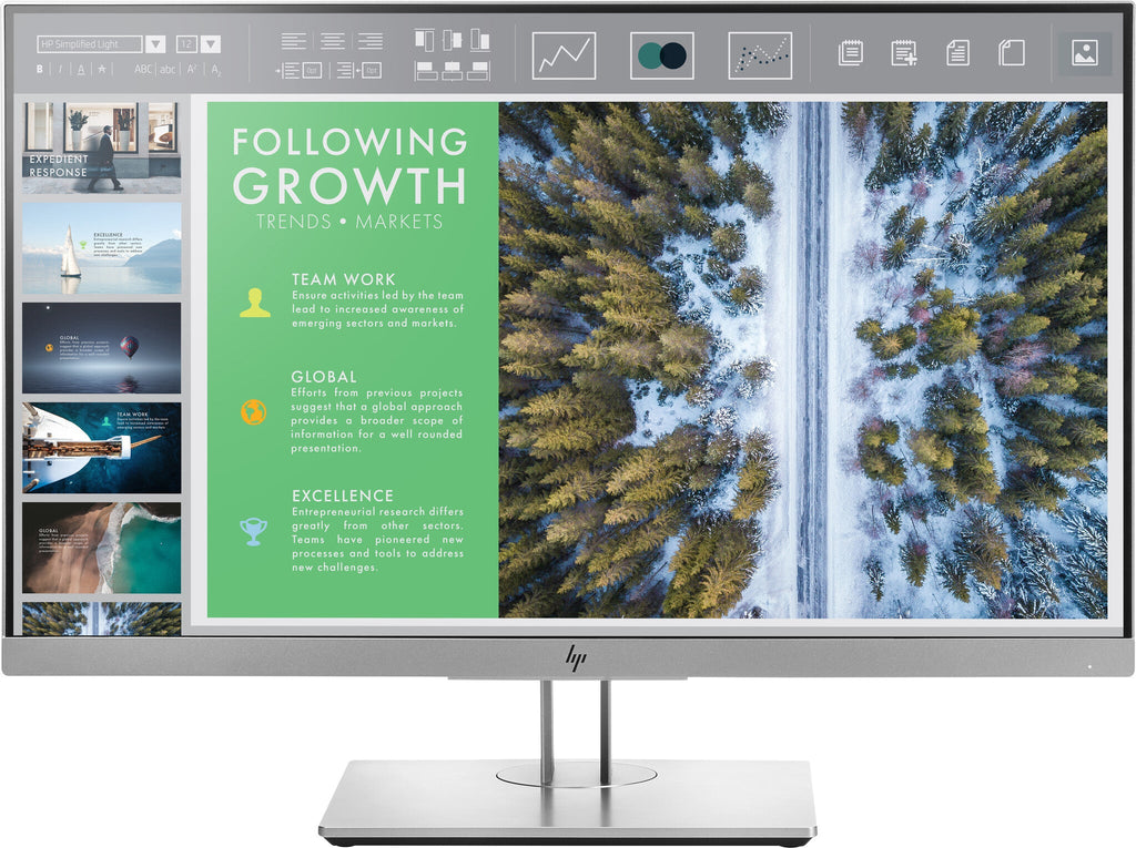 HP EliteDisplay E243 - 60.5 cm (23.8") - 1920 x 1080 pixels Full HD LED Monitor