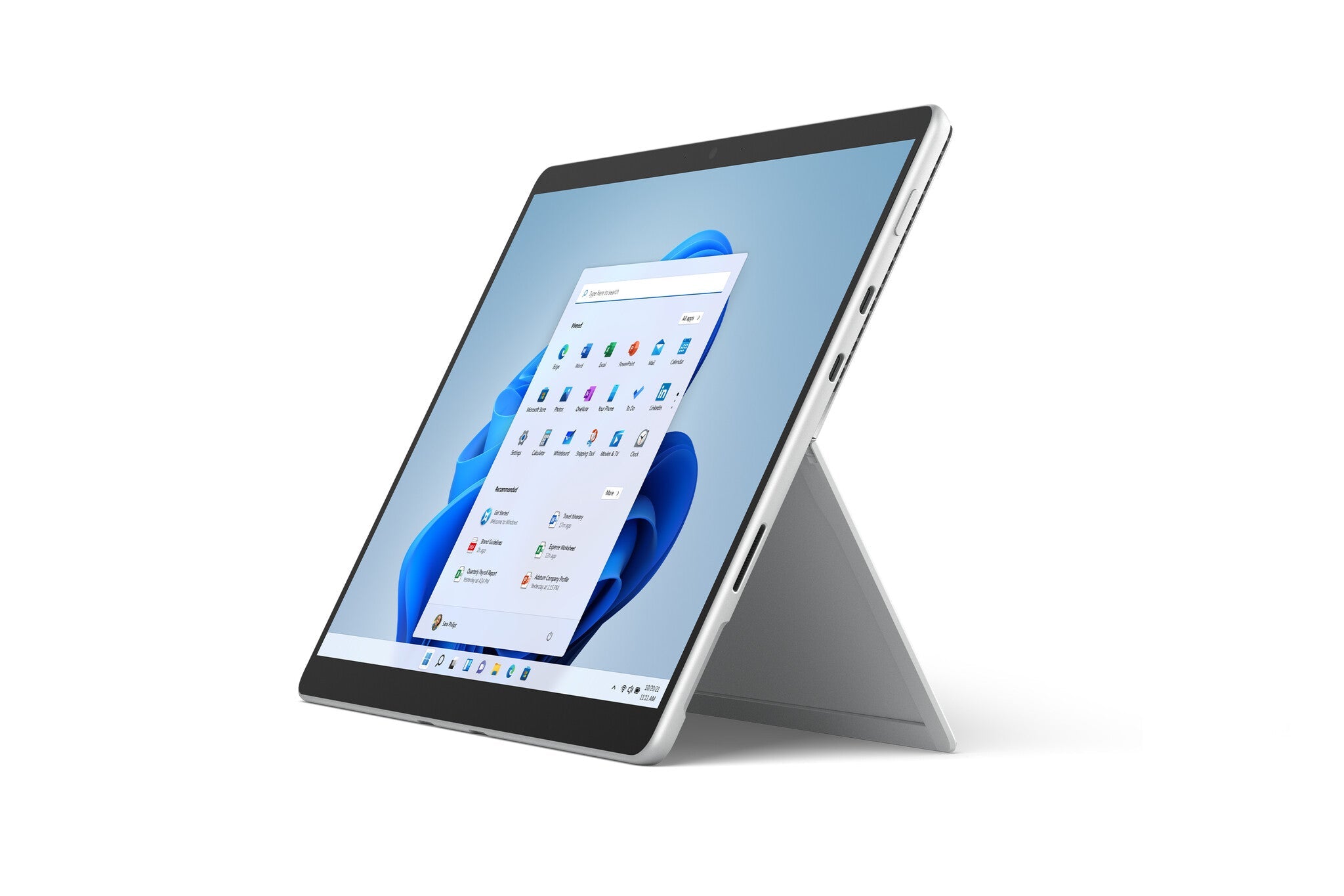 Microsoft Surface Pro 8 (4G) - 33 cm (13") - 256 GB - 16 GB - Wi-Fi 6 - Windows 10 Pro - Platinum
