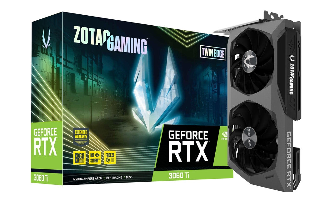 Zotac GAMING Twin Edge - NVIDIA 8 GB GDDR6X GeForce RTX 3060 Ti graphics card