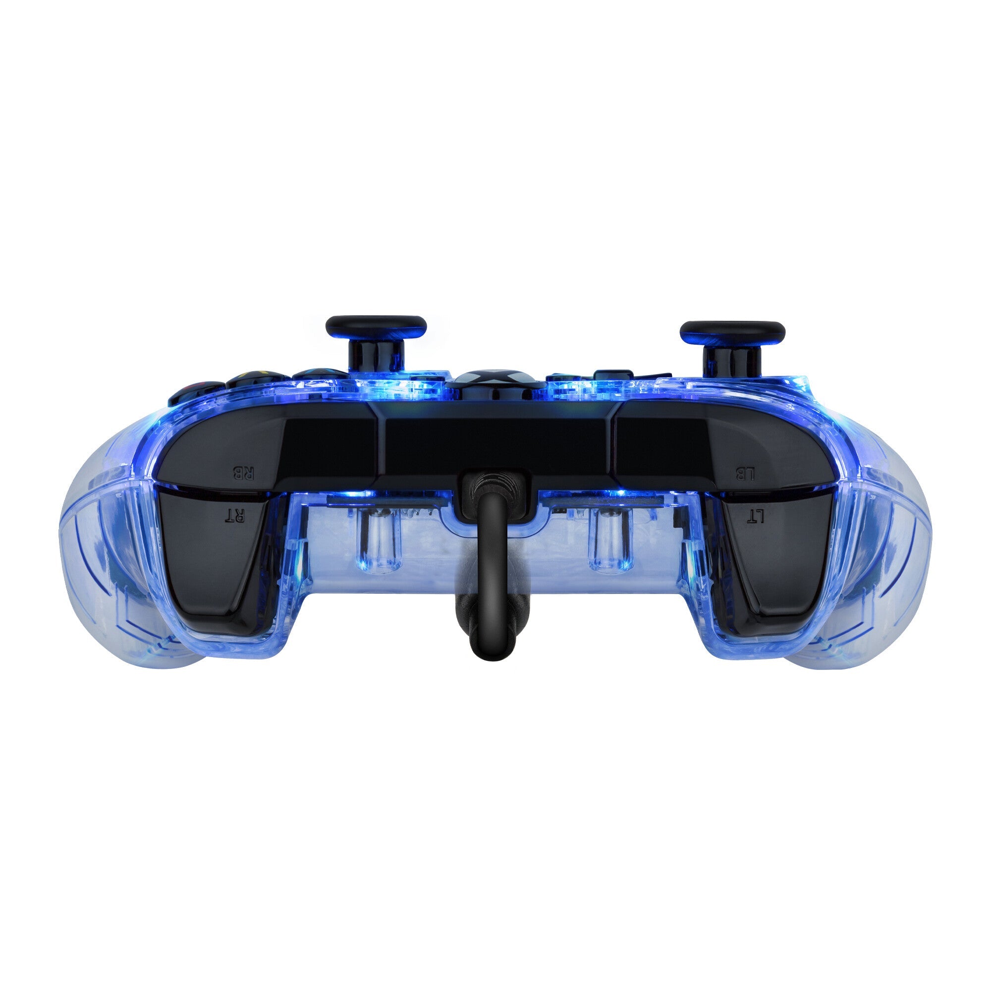PDP Afterglow - Wired USB Gamepad for Xbox Series X|S in Transparent Blue