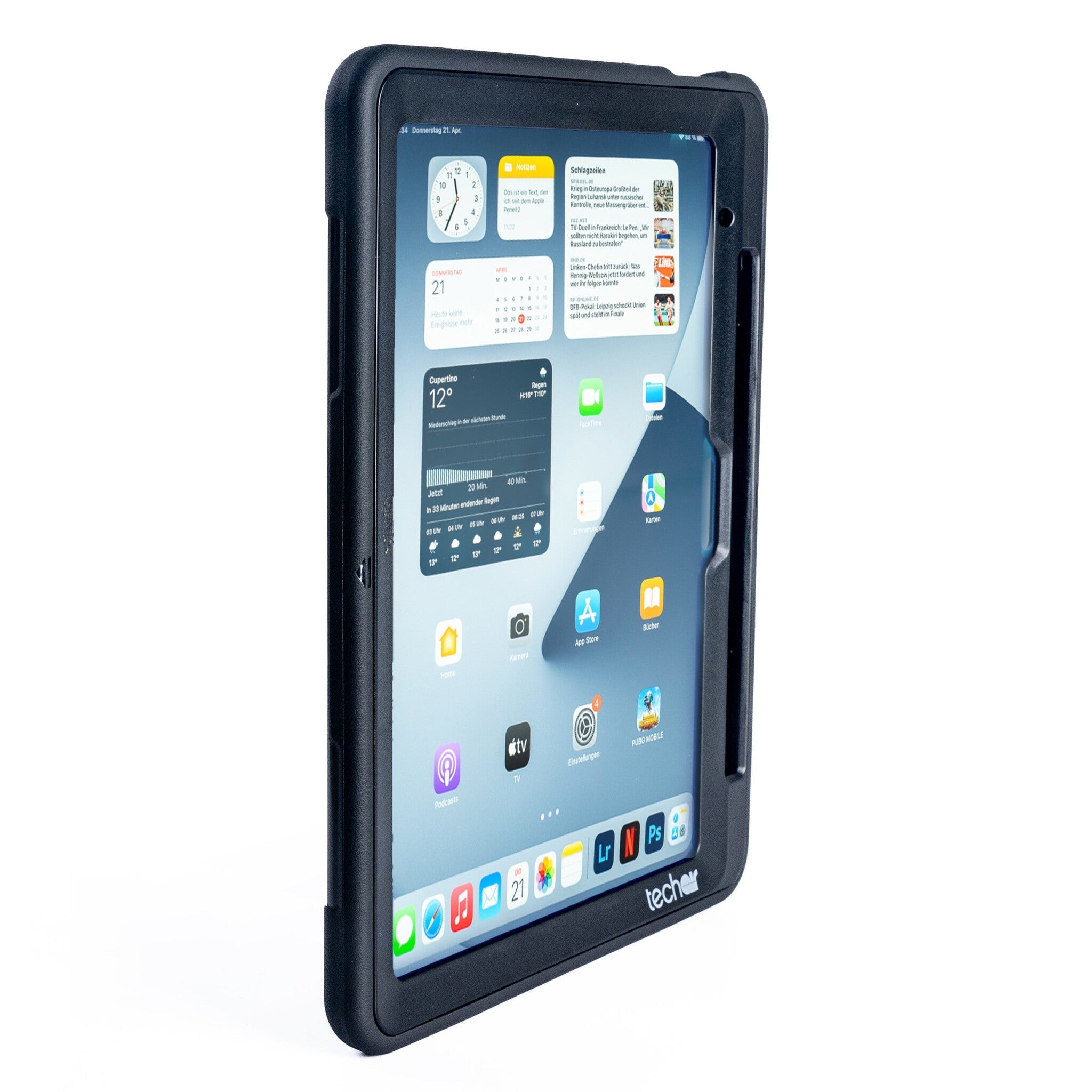 Techair Rugged Case for 10.9" iPad in Black