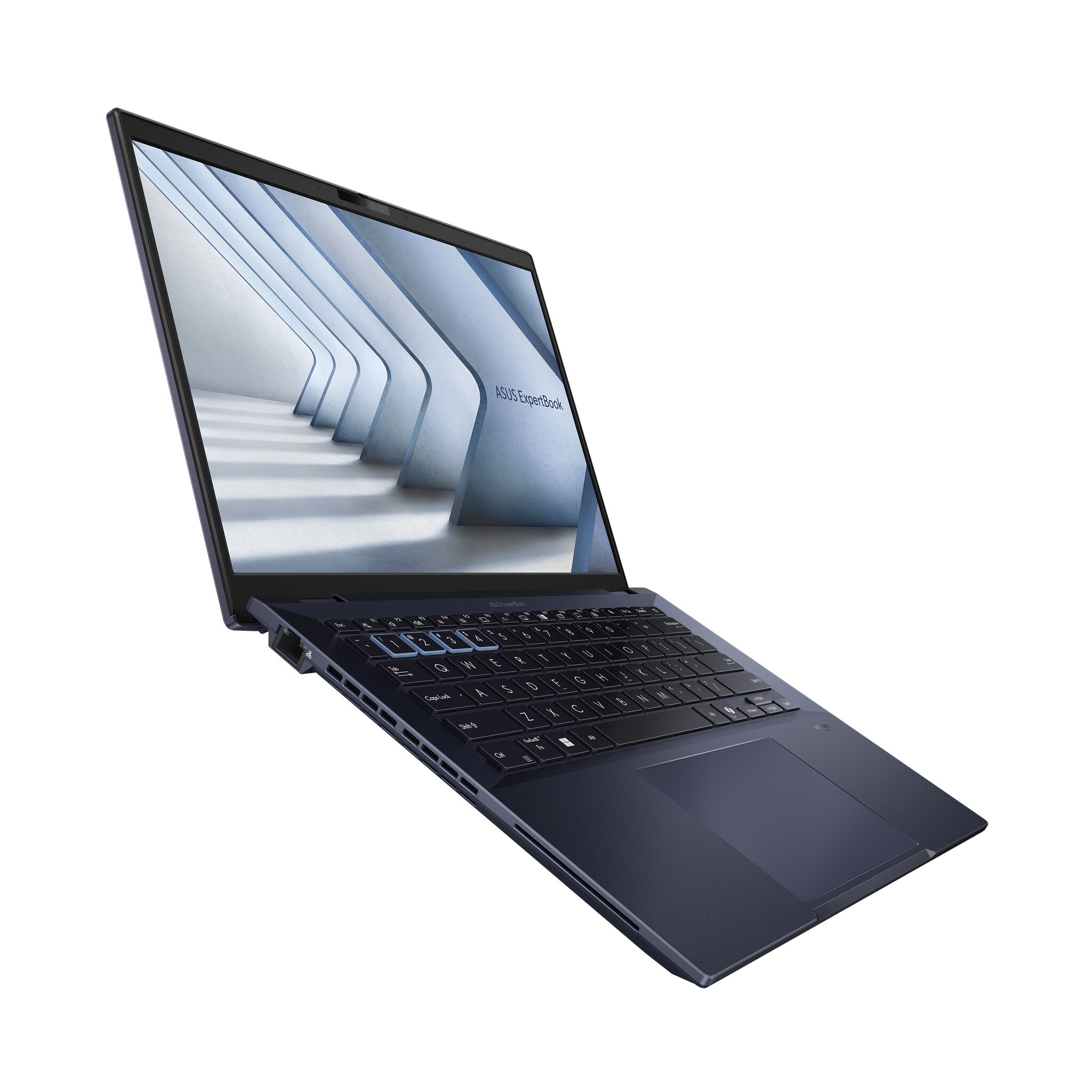 ASUS ExpertBook B5 Laptop - 35.6 cm (14") - Intel Core Ultra 7 155U - 16 GB DDR5-SDRAM - 512 GB SSD - Wi-Fi 6E - Windows 11 Pro - Black