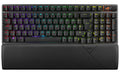 ASUS ROG Strix Scope II 96 Wireless - USB Wired + RF Wireless + Bluetooth RGB Mechanical Gaming Keyboard in Black (QWERTZ German)