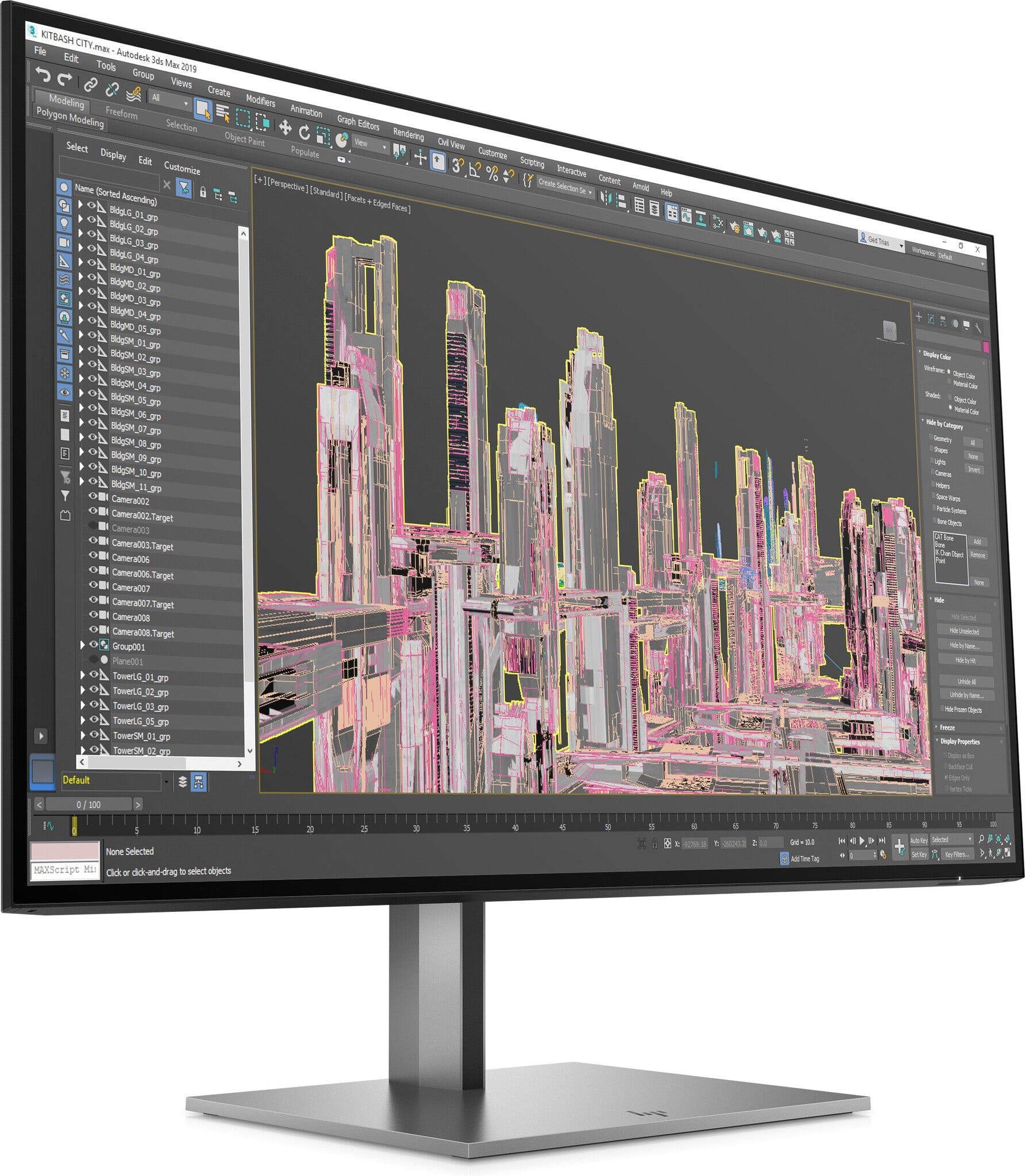 HP Z27U G3 - 68.6 cm (27") - 2560 x 1440 pixels Quad HD Monitor