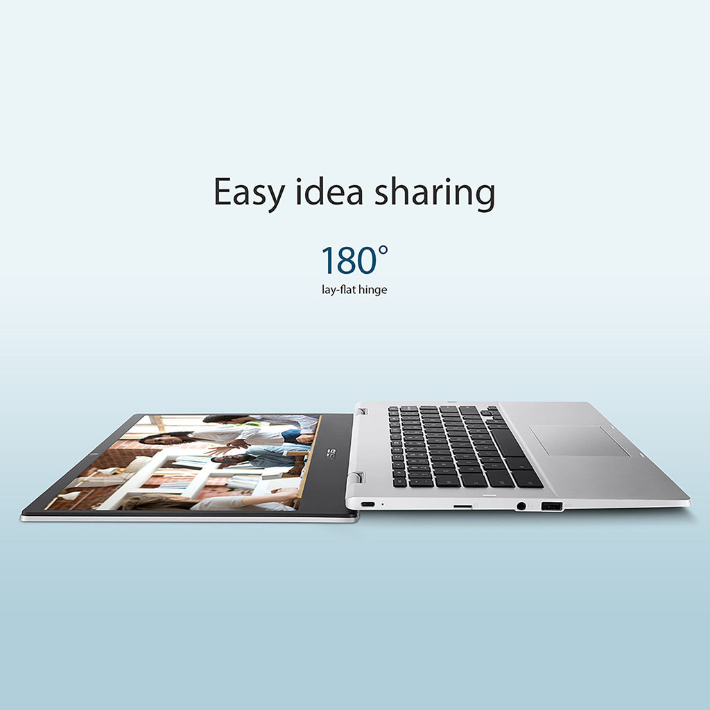 ASUS Chromebook - 35.6 cm (14") - Intel® Pentium® Silver N6000 - 4 GB LPDDR4x-SDRAM - 128 GB eMMC - Wi-Fi 6 - ChromeOS - Silver