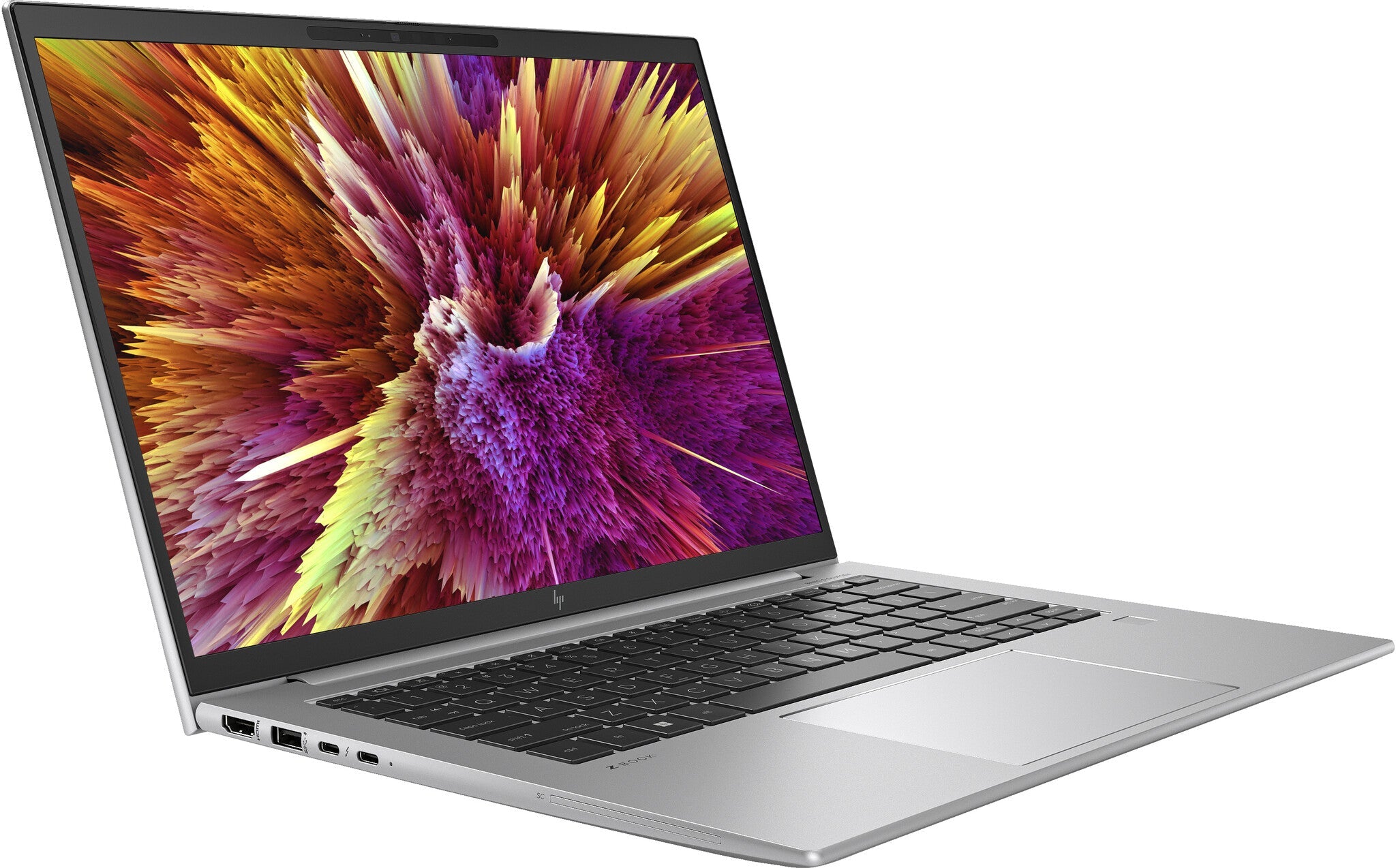 HP ZBook Firefly G10 Laptop - 35.6 cm (14") - Intel® Core™ i7-1355U - 16 GB DDR5-SDRAM - 512 GB SSD - NVIDIA RTX A500 - Wi-Fi 6E - Windows 11 Pro - Silver