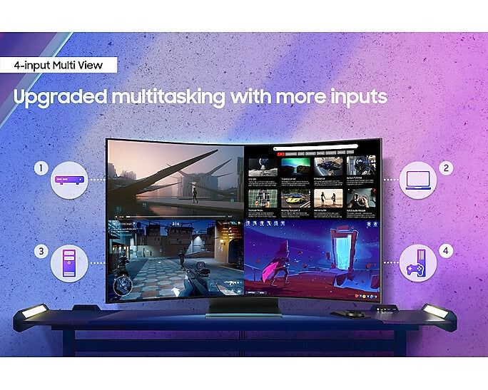 Samsung Odyssey Ark - 139.7 cm (55") - 3840 x 2160 pixels 4K Ultra HD LED Monitor