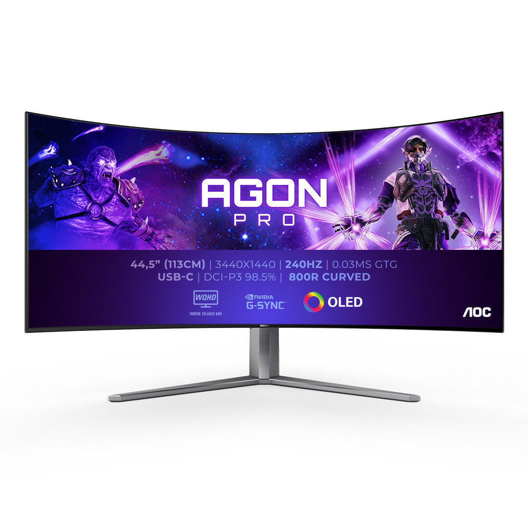 AOC AGON PRO AG456UCZD - 114.3 cm (45") - 3440 x 1440 pixels Wide Quad HD OLED Monitor