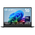 LG Gram Pro AI Laptop - 40.6 cm (16") - Intel Core Ultra 7 258V - 32 GB LPDDR5x-SDRAM - 1 TB SSD - Wi-Fi 7 - Windows 11 Home - Metal Grey