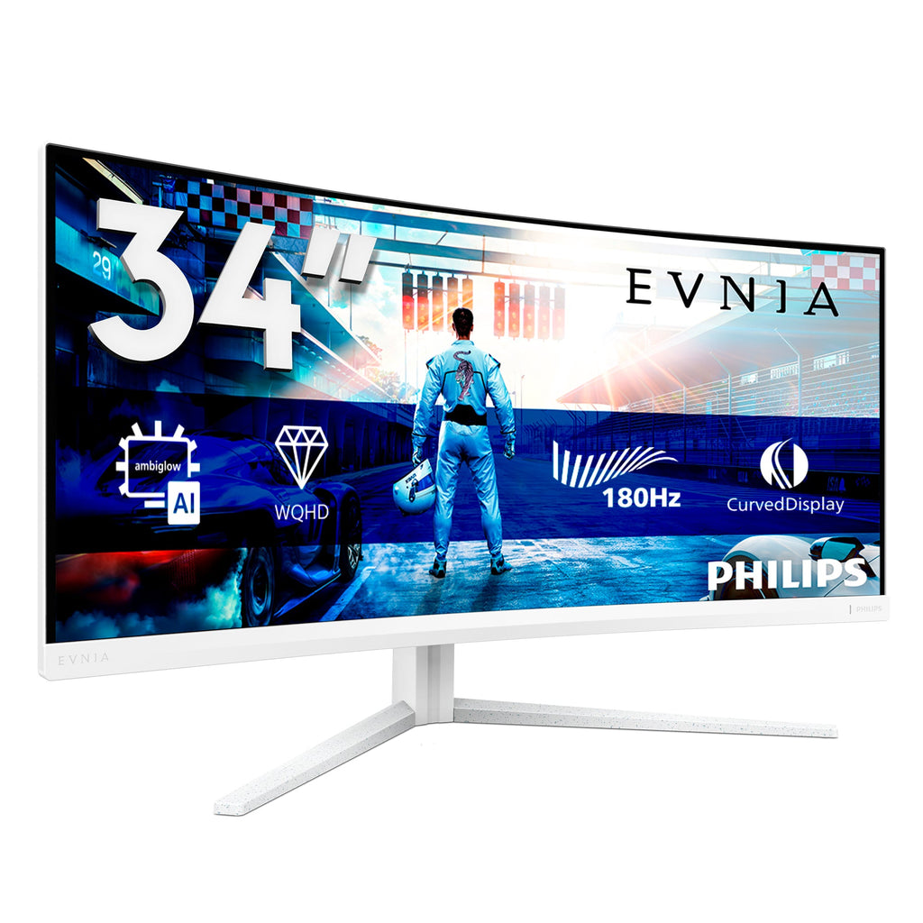 Philips Evnia 5000 34M2C5501A - 86.4 cm (34") - 3440 x 1440 pixels WQHD LCD Monitor in White