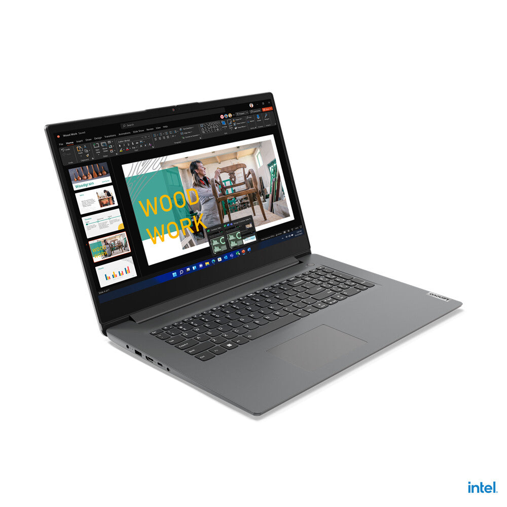 Lenovo V 17 G3 Laptop - 43.9 cm (17.3") - Intel® Core™ i5-1235U - 8 GB DDR4-SDRAM - 512 GB SSD - Wi-Fi 6 - Windows 11 Pro - Grey