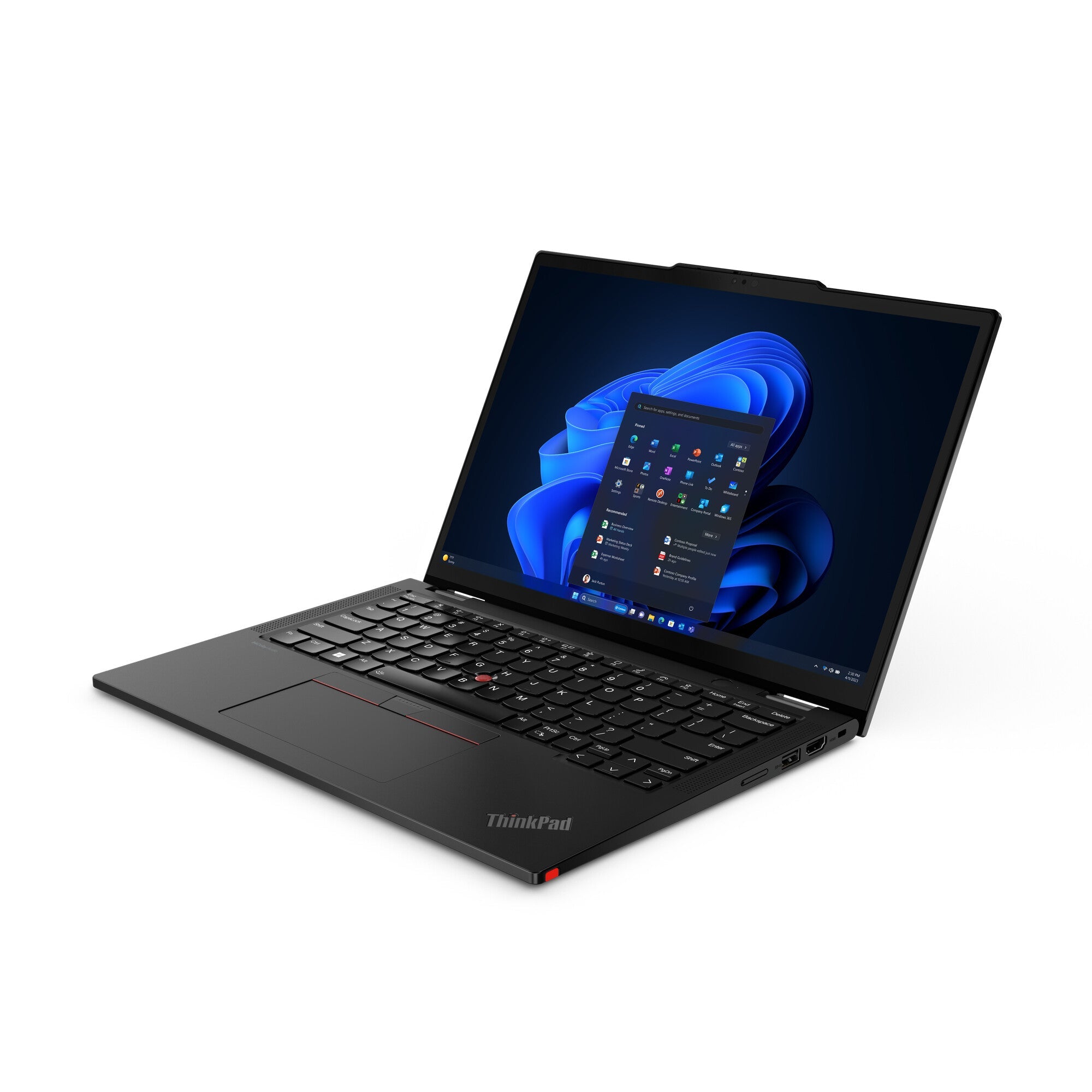 Lenovo ThinkPad X13 Hybrid (2-in-1) - 33.8 cm (13.3") - Touchscreen - Intel Core Ultra 5 125U - 16 GB LPDDR5x-SDRAM - 512 GB SSD - Wi-Fi 6E (802.11ax) - Windows 11 Pro - Black