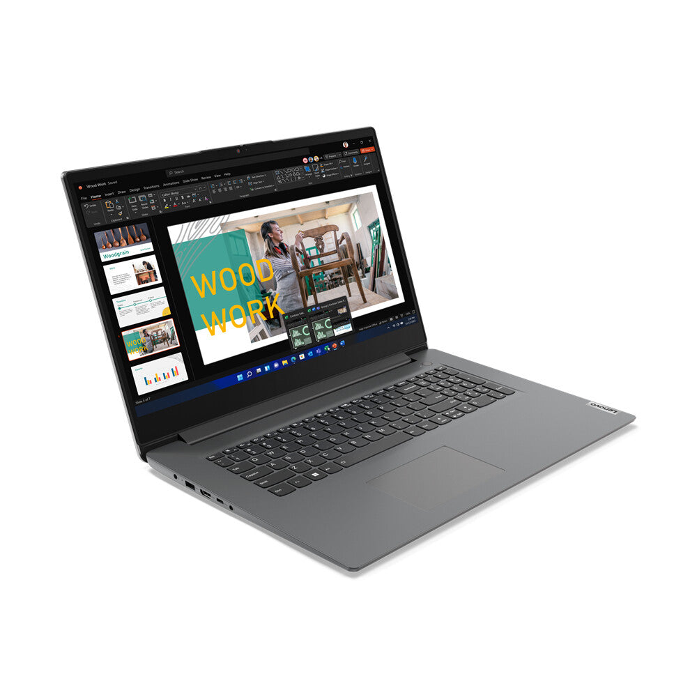 Lenovo V V17 Laptop - 43.9 cm (17.3") - Intel® Core™ i5-13420H - 8 GB DDR4-SDRAM - 256 GB SSD - Wi-Fi 6 - Windows 11 Pro - Grey