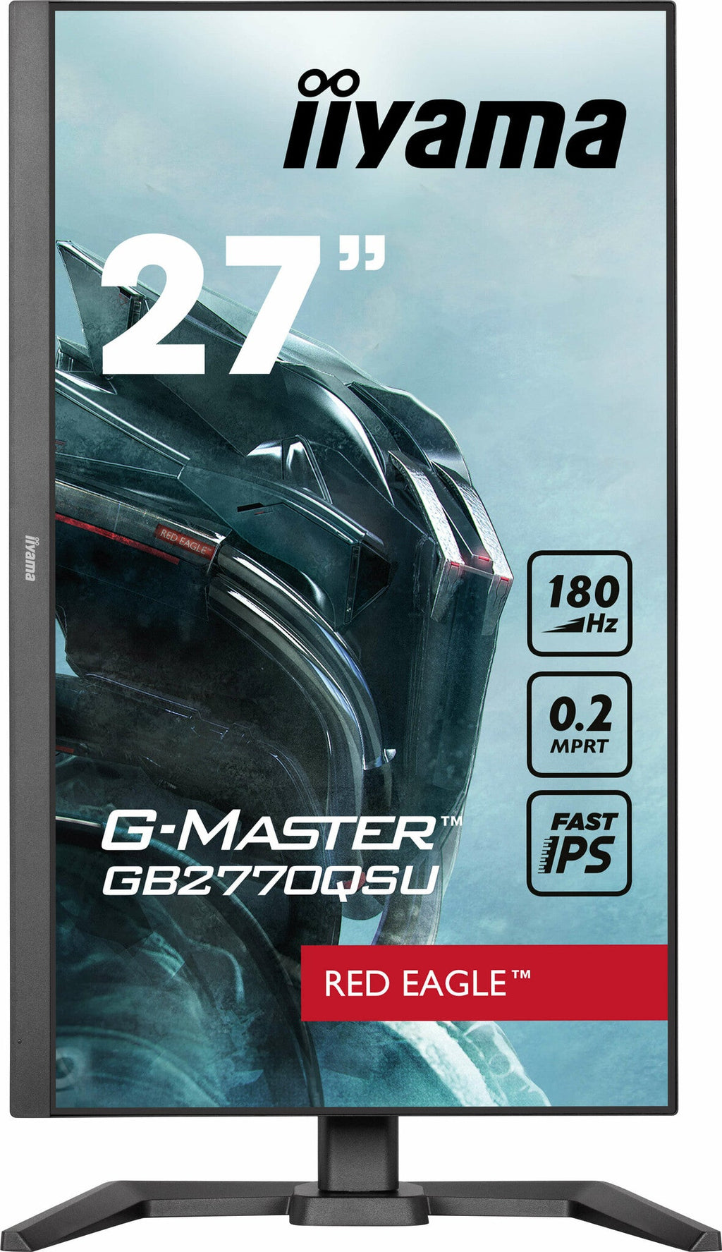 iiyama G-MASTER GB2770QSU-B6 - 68.6 cm (27") - 2560 x 1440 pixels 2K Ultra HD LCD Monitor