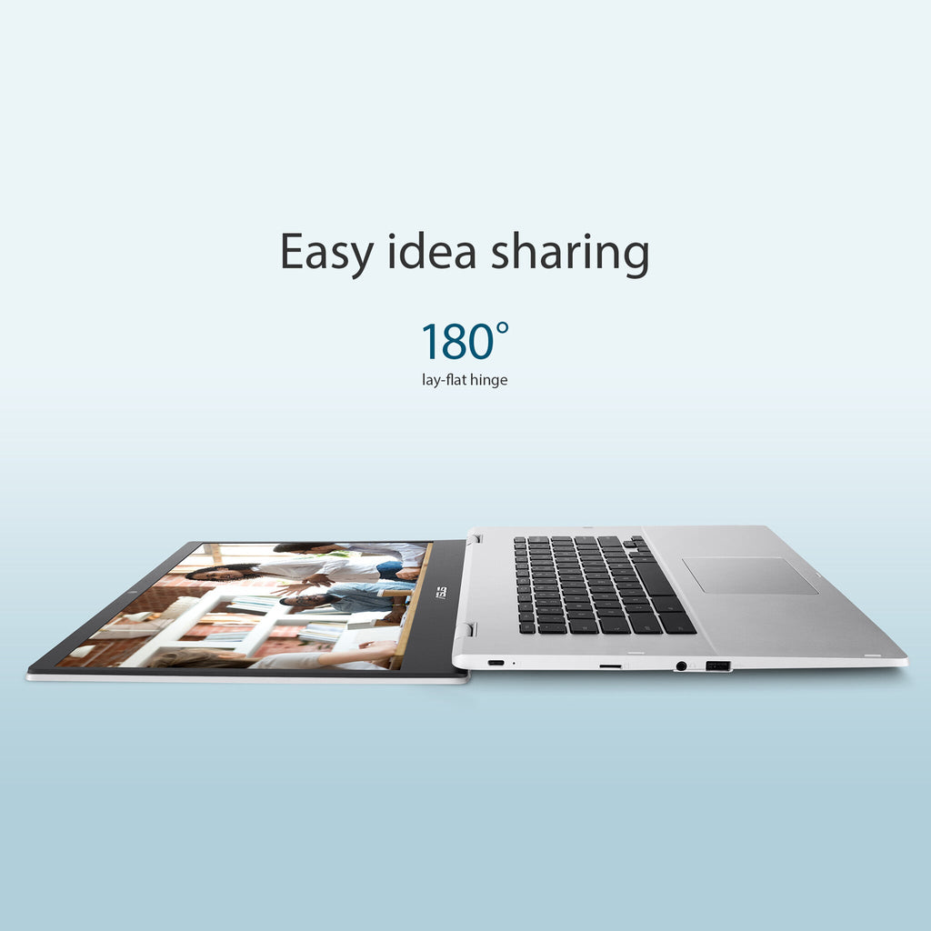 ASUS Chromebook - 39.6 cm (15.6") - Intel® Pentium® Silver N6000 - 8 GB LPDDR4x-SDRAM - 128 GB eMMC - Wi-Fi 6 - ChromeOS - Silver