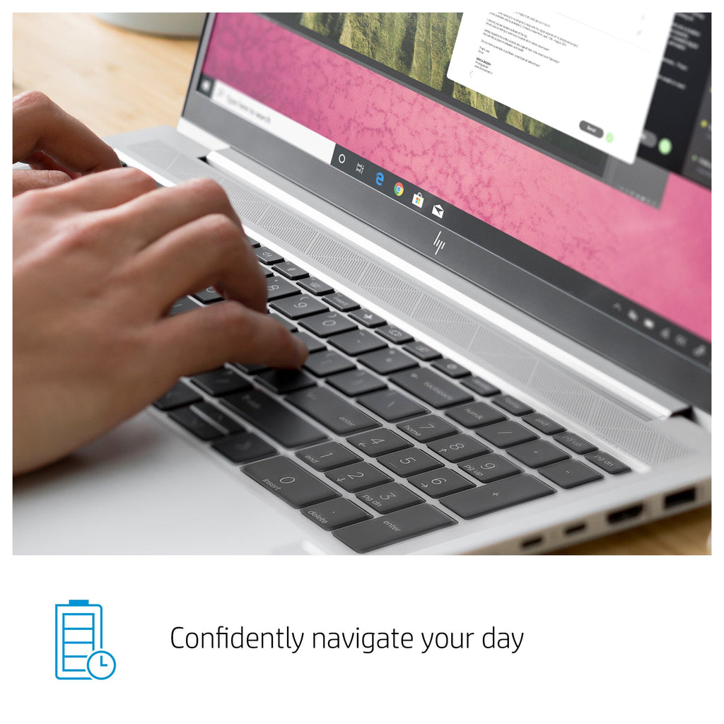 HP EliteBook 830 G7 Laptop - 33.8 cm (13.3") - Touchscreen - Intel® Core™ i5-10210U - 8 GB DDR4-SDRAM - 256 GB SSD - Wi-Fi 6 - Windows 10 Pro - Silver