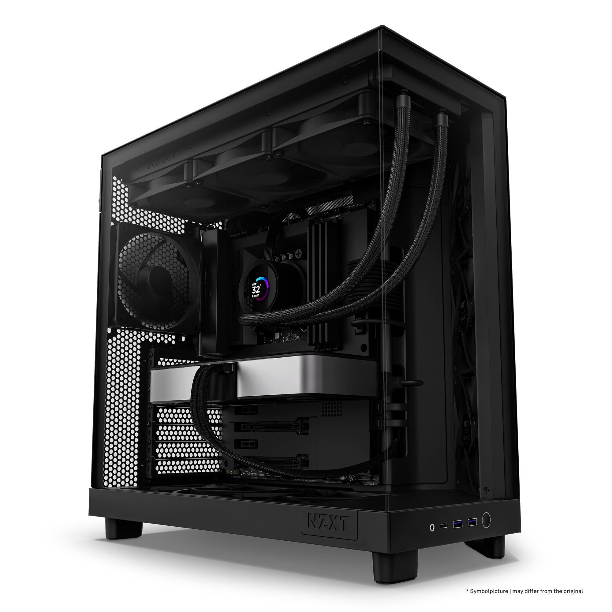 NZXT H6 Flow - ATX Mid Tower Case in Black