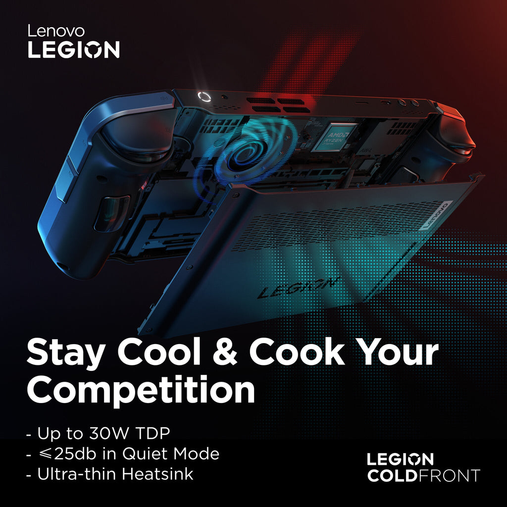Lenovo Legion Go -  22.4 cm (8.8") - 512 GB - Portable game console in Black
