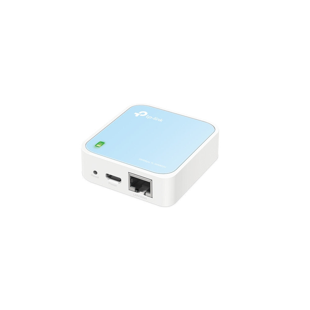 TP-Link TL-WR802N - Fast Ethernet Single-band (2.4 GHz) wireless router in Blue / White