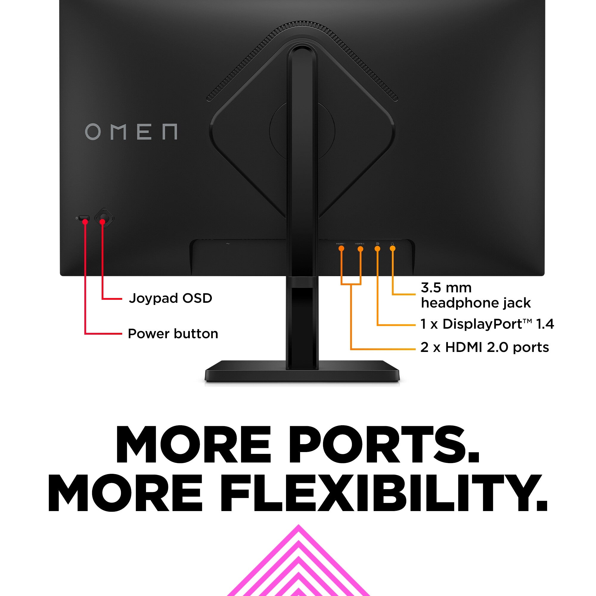 HP OMEN 27Q - 68.6 cm (27") - 2560 x 1440 pixels QHD Monitor