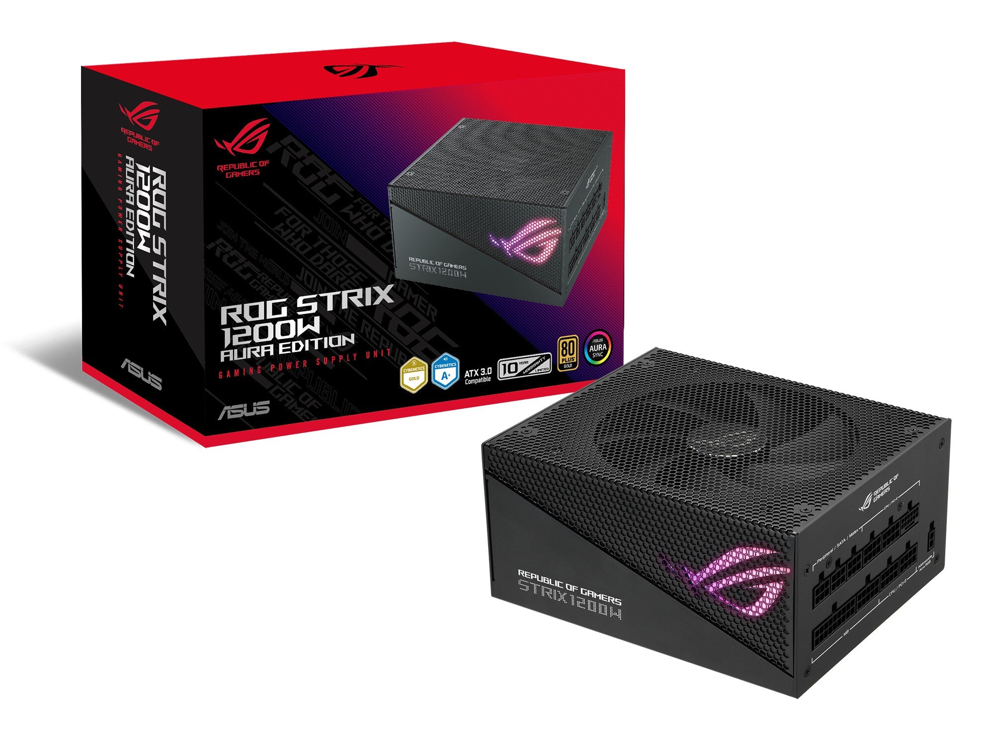 ASUS ROG STRIX "Aura Edition" - 1200W 80+ Gold Fully Modular Power Supply Unit