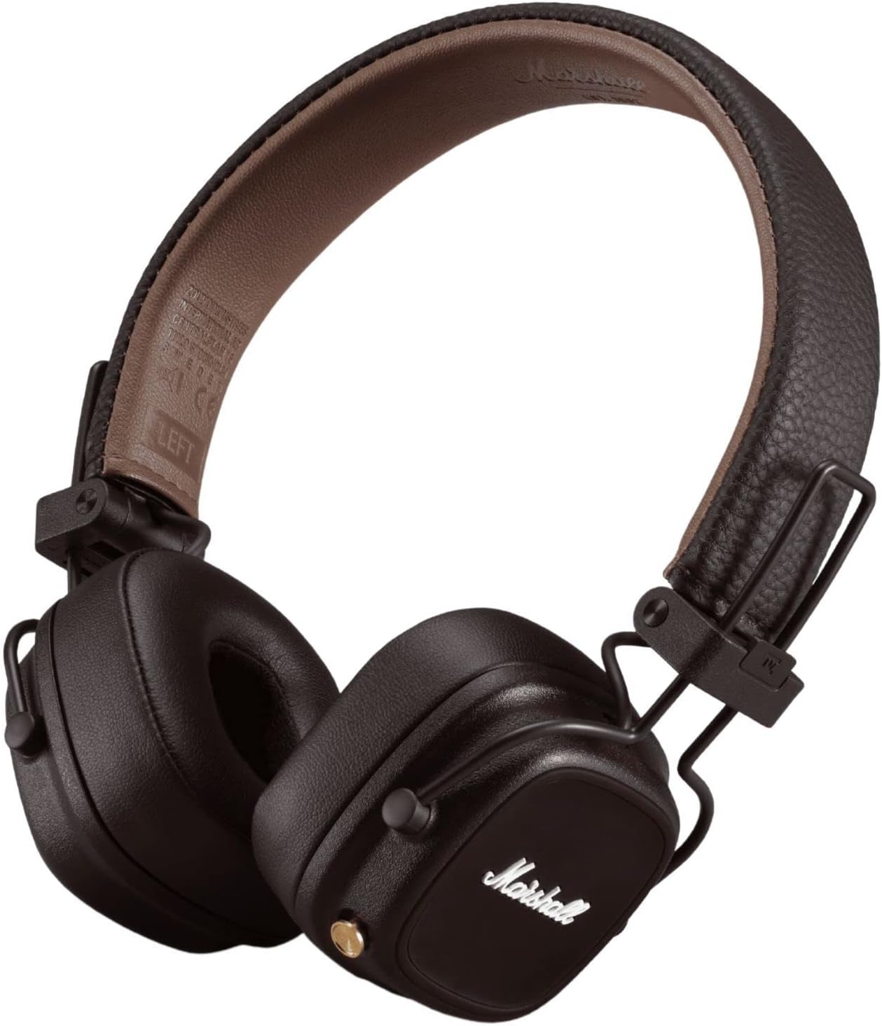 Marshall Major IV 3.5m Wired & Wireless Bluetooth On Ear Headphones in Brown