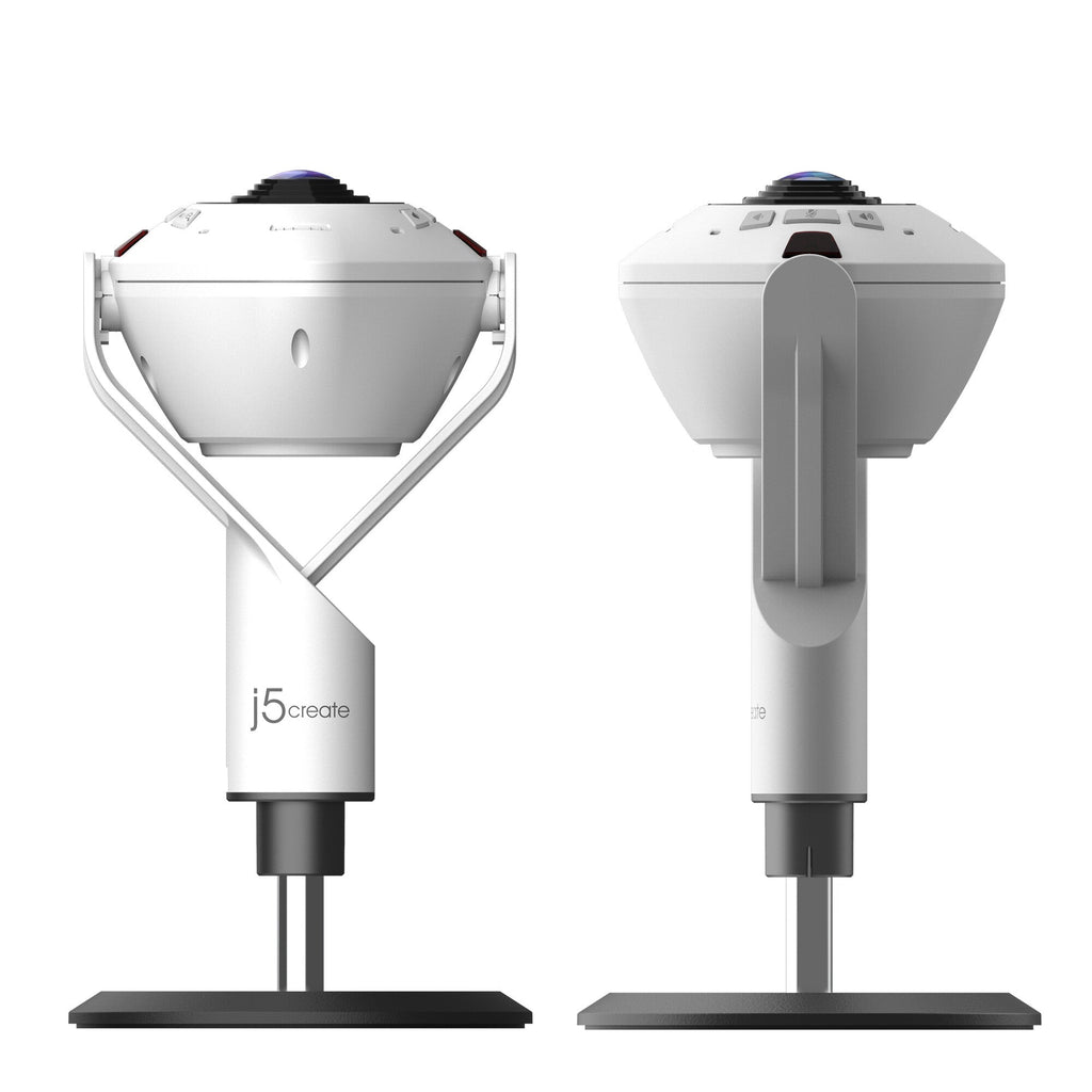 j5create JVU368 - USB Wired 360° AI-Powered 1080p Webcam with Speakerphone