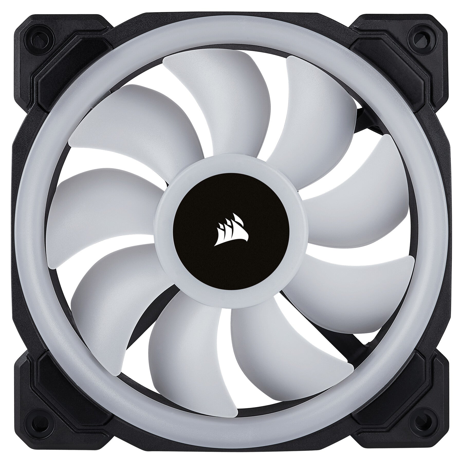 Corsair LL120 RGB - Computer Case Fan in Black / White - 120mm