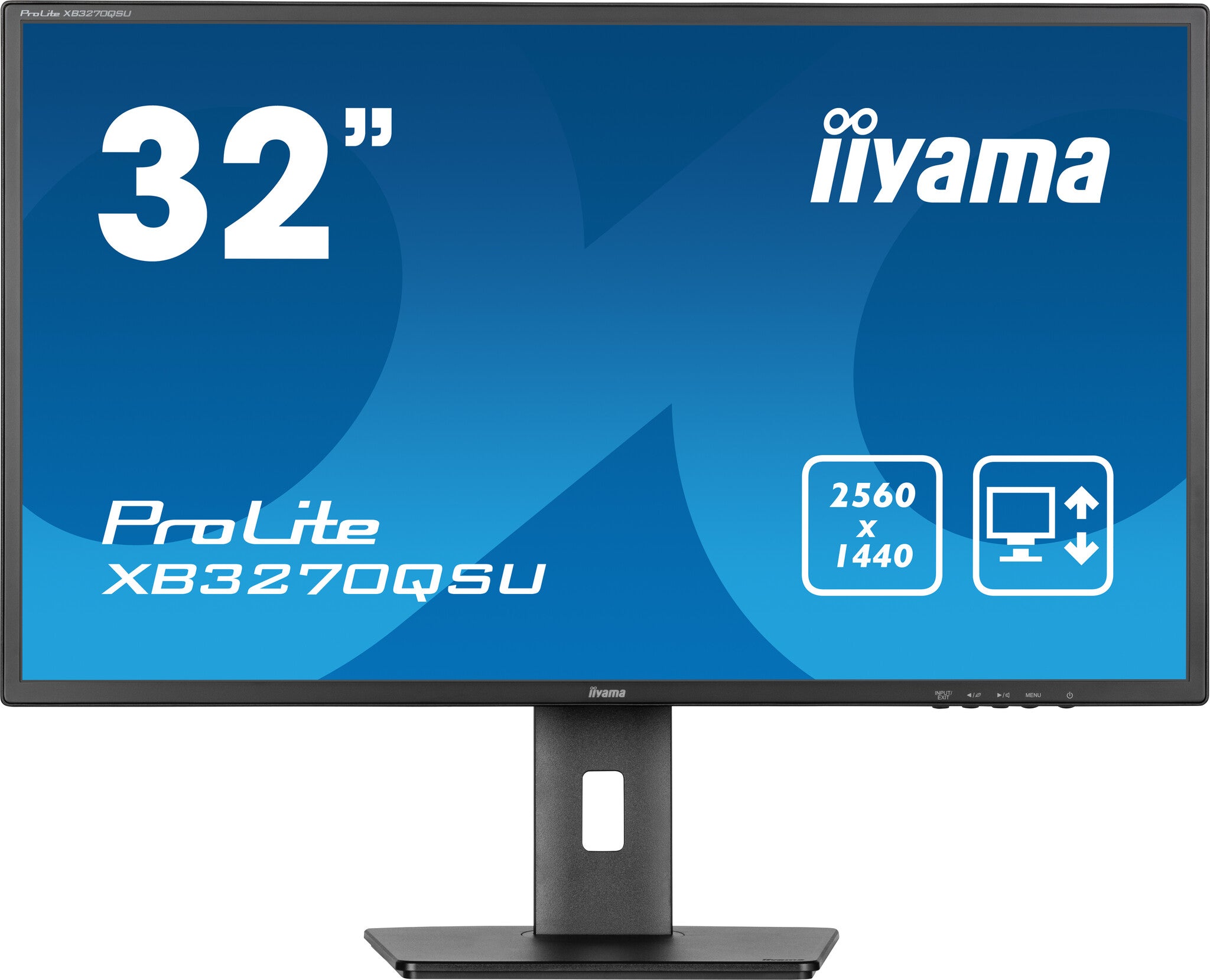 iiyama ProLite XB3270QSU-B1 - 81.3 cm (32") - 2560 x 1440 pixels Wide Quad HD LED Monitor