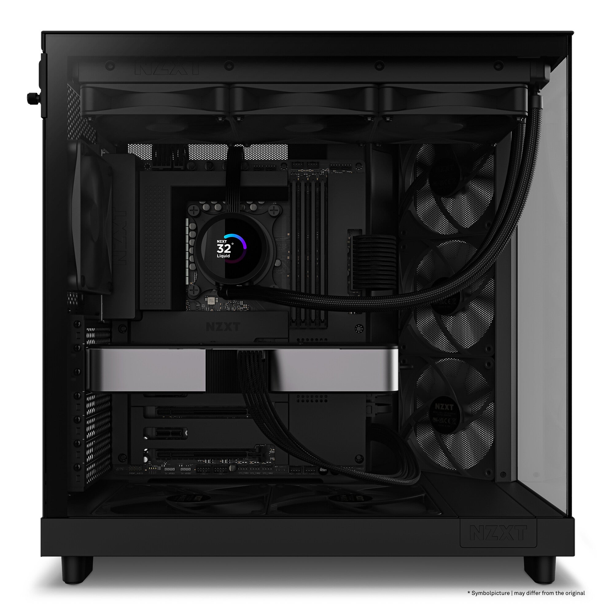 NZXT H6 Flow - ATX Mid Tower Case in Black