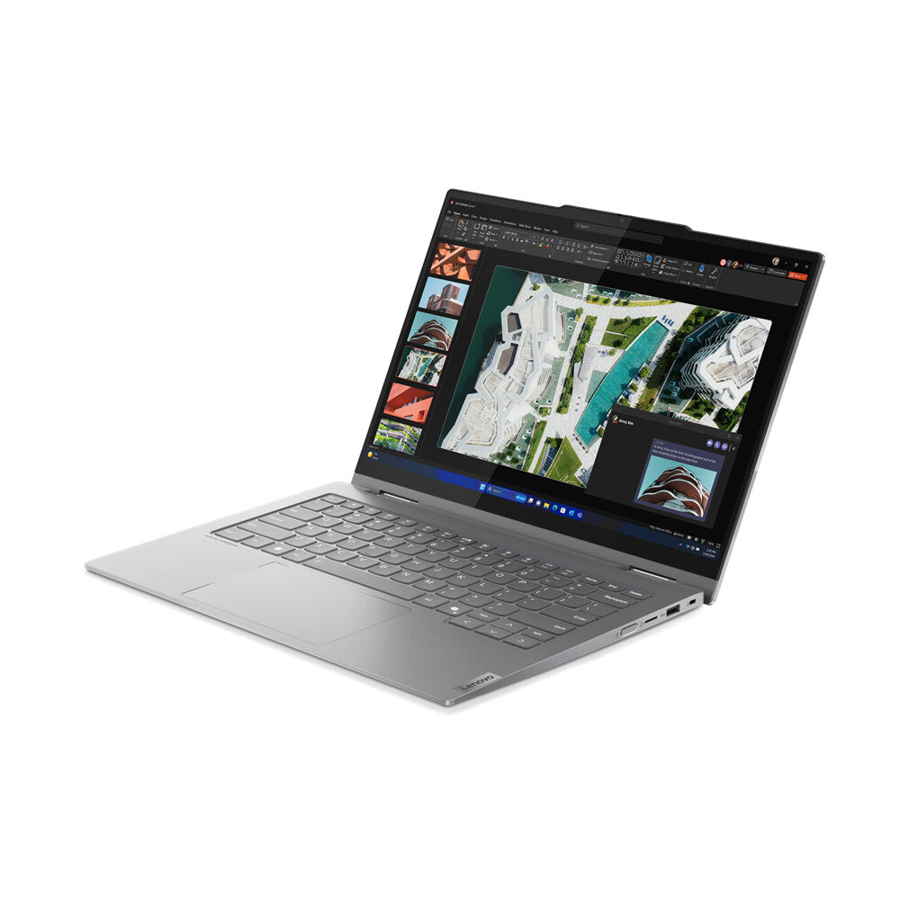Lenovo ThinkBook 14 Hybrid (2-in-1) - 35.6 cm (14") - Touchscreen - Intel Core Ultra 7 155U - 16 GB DDR5-SDRAM - 512 GB SSD - Wi-Fi 6E - Windows 11 Pro - Grey