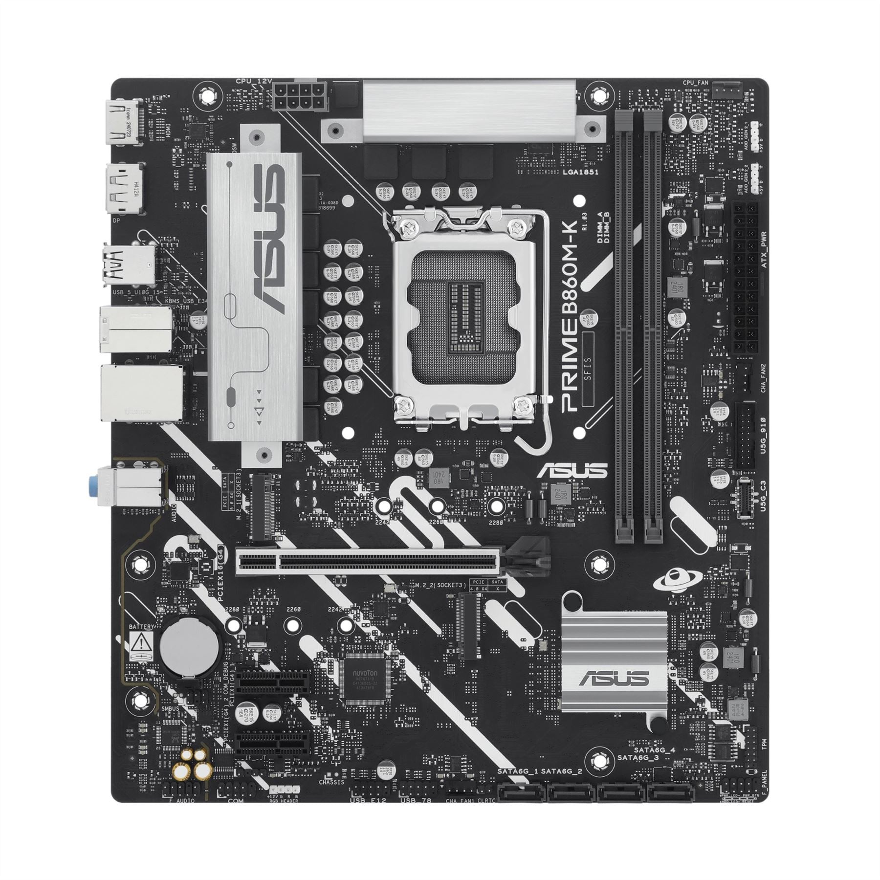 ASUS PRIME B860M-K micro ATX motherboard - Intel B860 LGA 1851