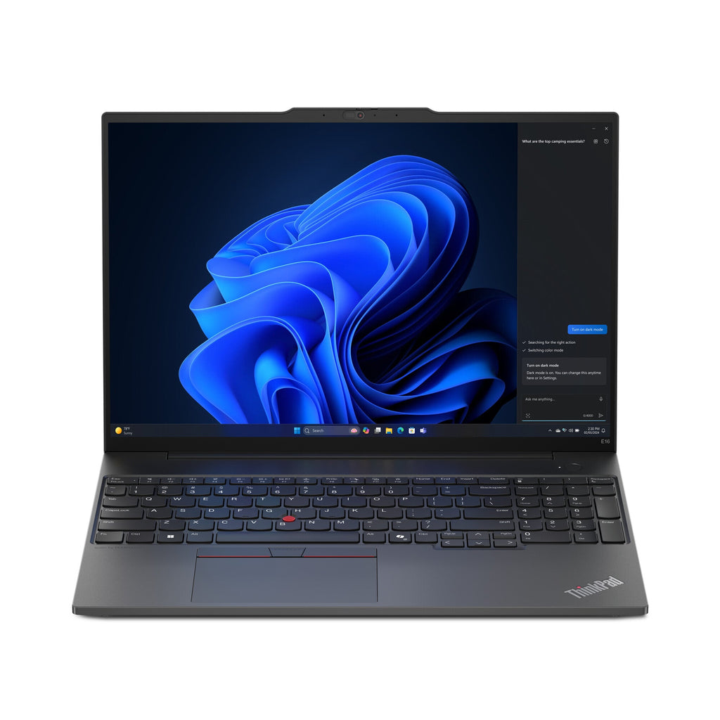 Lenovo ThinkPad E16 Laptop - 40.6 cm (16") - AMD Ryzen™ 5 7535HS - 16 GB DDR5-SDRAM - 256 GB SSD - Wi-Fi 6E - Windows 11 Pro - Black