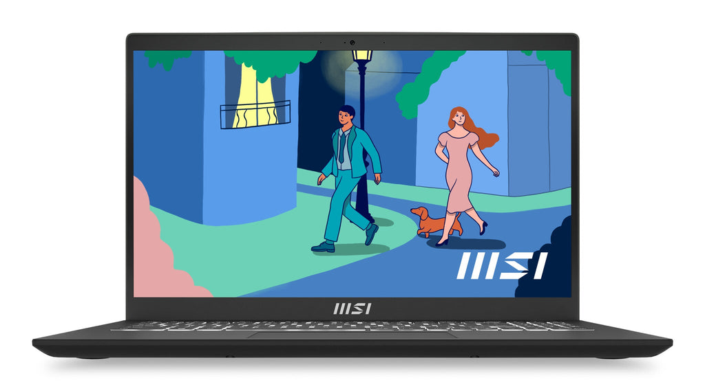 MSI Modern 15 Laptop - 39.6 cm (15.6") - Intel® Core™ i7-1255U  - 8 GB DDR4-SDRAM - 256 GB SSD - Wi-Fi 6 - Windows 11 Home - Black