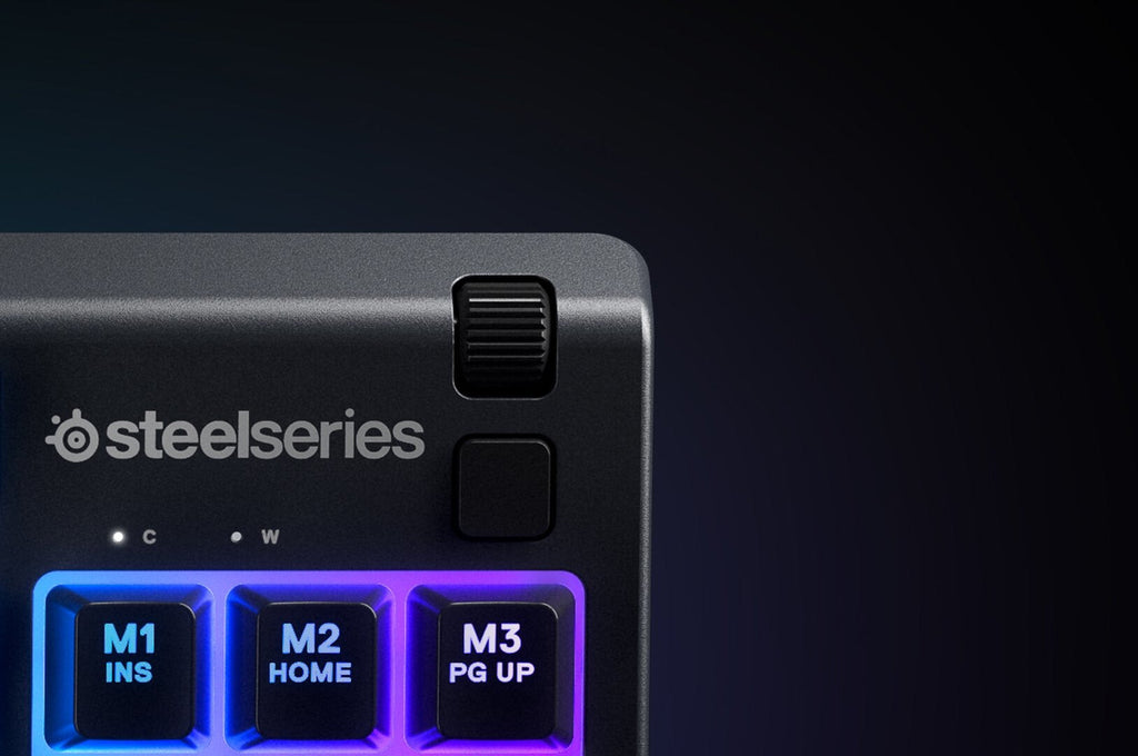 Steelseries Apex 3 TKL - USB Wired RGB Membrane Gaming Keyboard in Black (QWERTY UK)