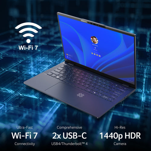 Acer Swift 14 AI Copilot+ Laptop - 35.6 cm (14") - Intel Core Ultra 7 - 16 GB LPDDR5x-SDRAM - 1 TB SSD - Wi-Fi 7 - Windows 11 Home - Blue