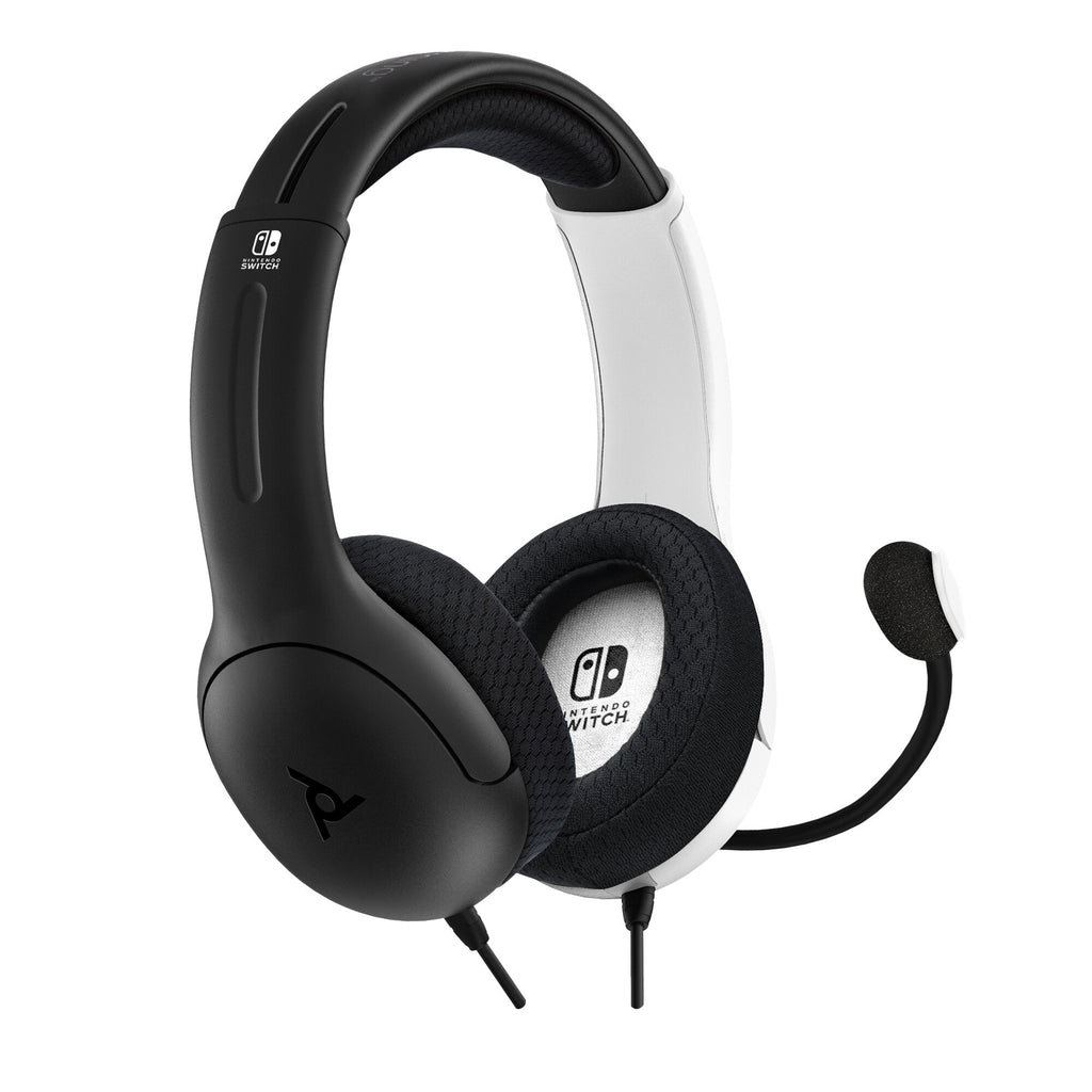 PDP LVL40 - AIRLITE Wired Gaming Headset in Black / White for Nintendo Switch