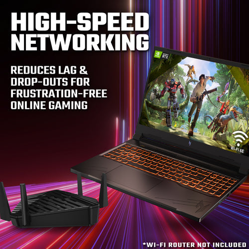 Acer Nitro V 16 Gaming Laptop - 40.6 cm (16") - AMD Ryzen 7 8845HS - 16 GB DDR5-SDRAM - 512 GB SSD - NVIDIA GeForce RTX 3050 - Wi-Fi 6 - Windows 11 Home - Black