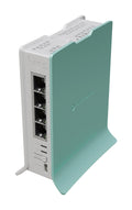 Mikrotik hAP ax lite - Gigabit Ethernet Single-band (2.4 GHz) wireless router in Green / White