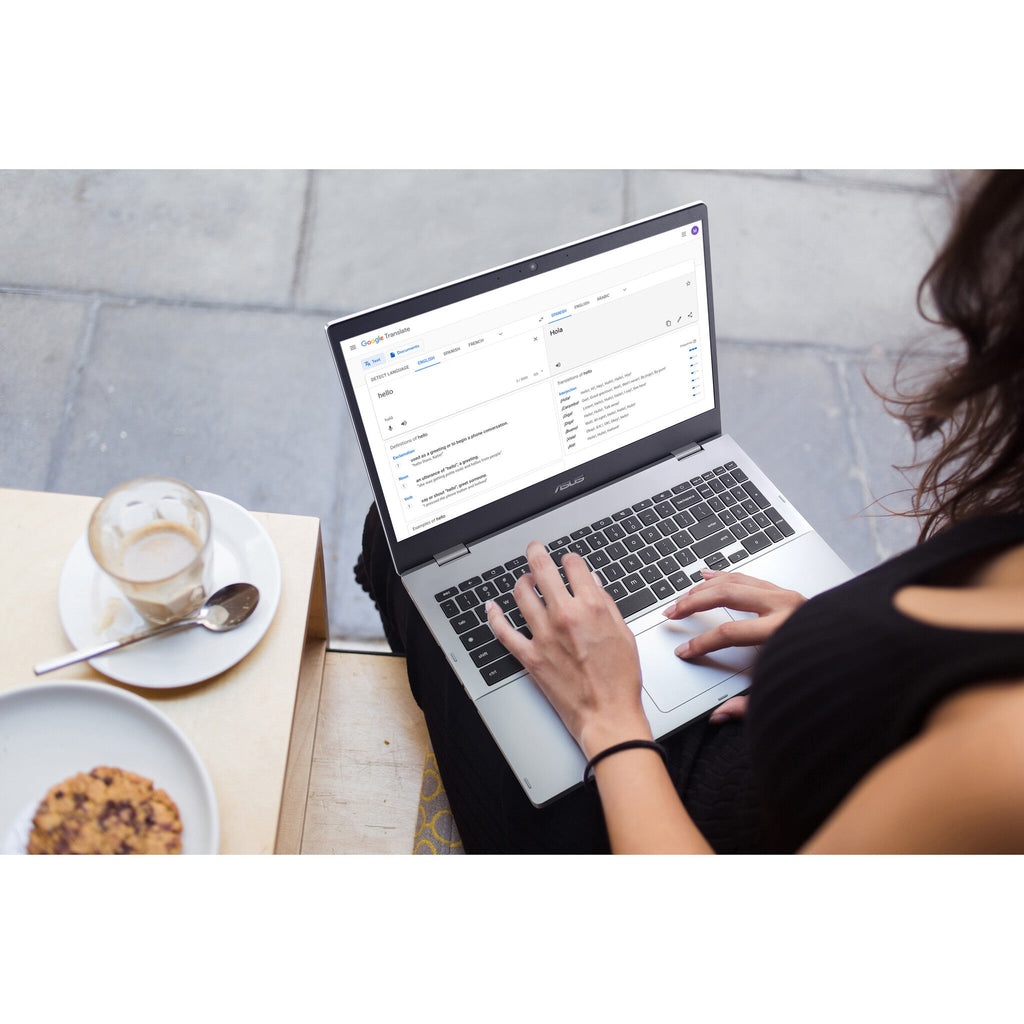 ASUS Chromebook - 39.6 cm (15.6") - Intel® Pentium® Silver N6000 - 8 GB LPDDR4x-SDRAM - 128 GB eMMC - Wi-Fi 6 - ChromeOS - Silver