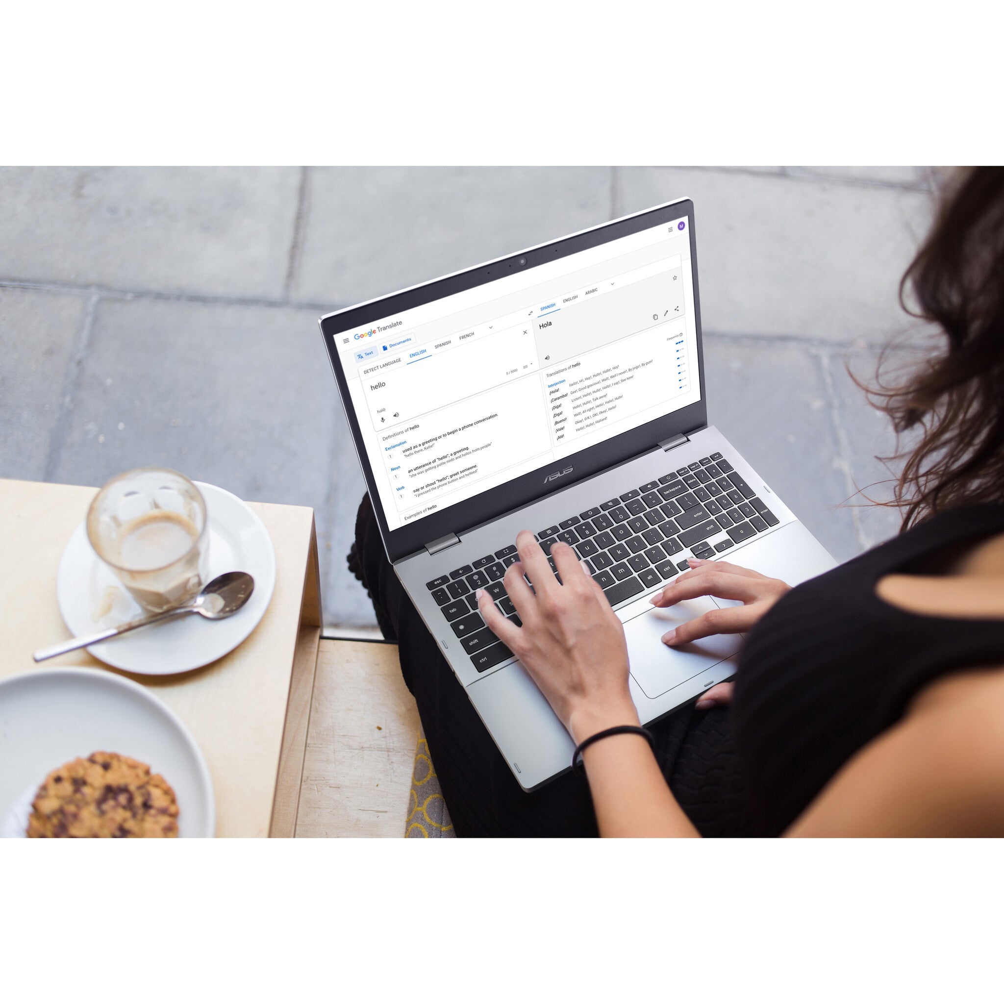 ASUS Chromebook - 39.6 cm (15.6") - Intel® Pentium® Silver N6000 - 8 GB LPDDR4x-SDRAM - 128 GB eMMC - Wi-Fi 6 - ChromeOS - Silver