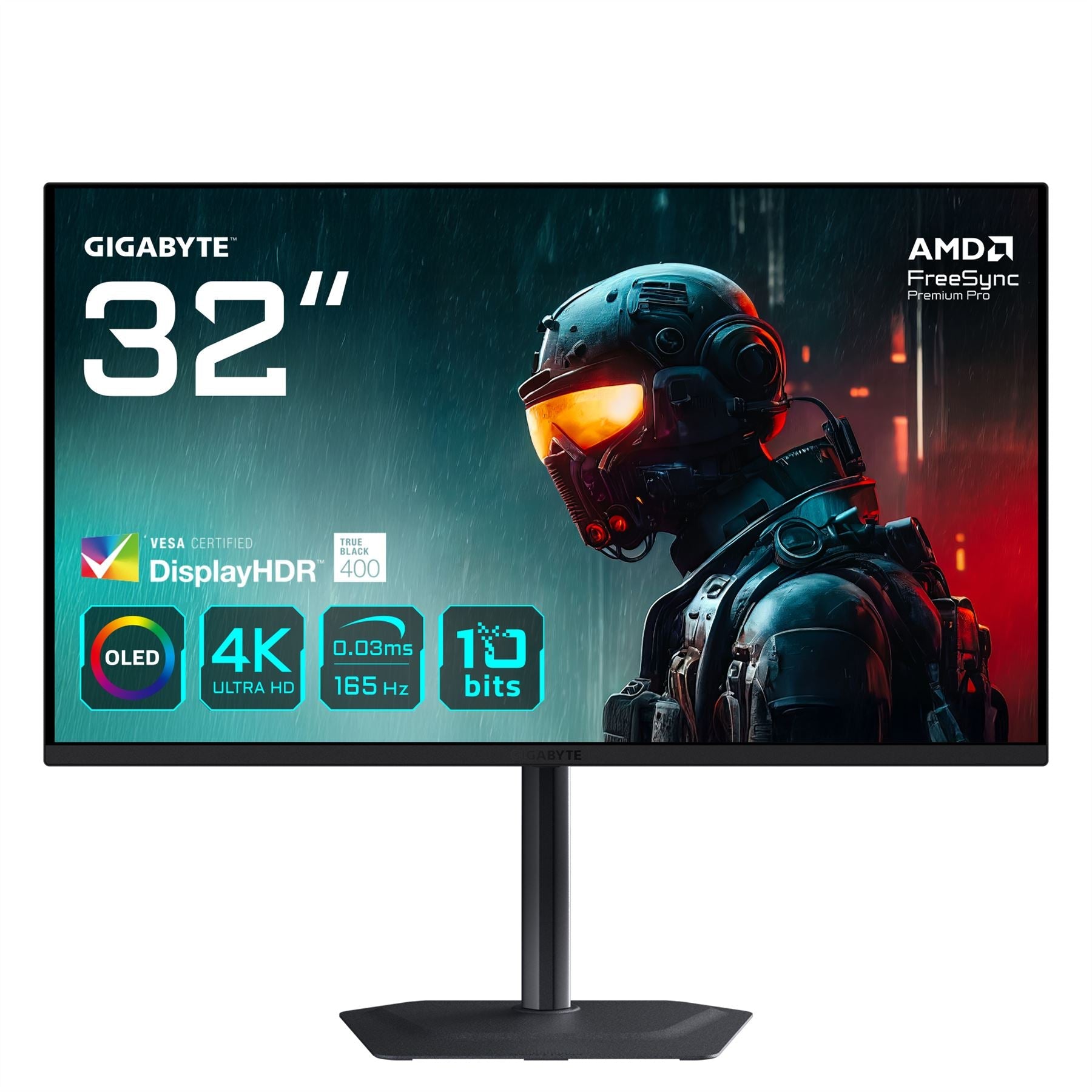 GIGABYTE MO32U - 80 cm (31.5") - 3840 x 2160 pixels 4K UHD OLED Monitor