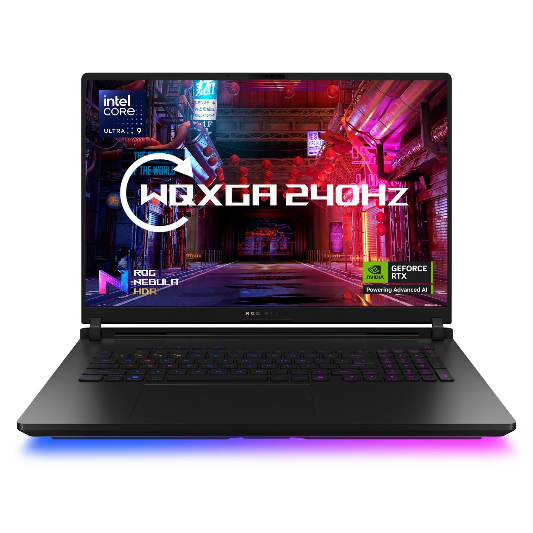 ASUS ROG Strix SCAR 18 Laptop - 45.7 cm (18") - Intel Core Ultra 9 275HX - 32 GB DDR5-SDRAM - 2 TB SSD - NVIDIA GeForce RTX 5080 - Wi-Fi 7 - Windows 11 Home - Black