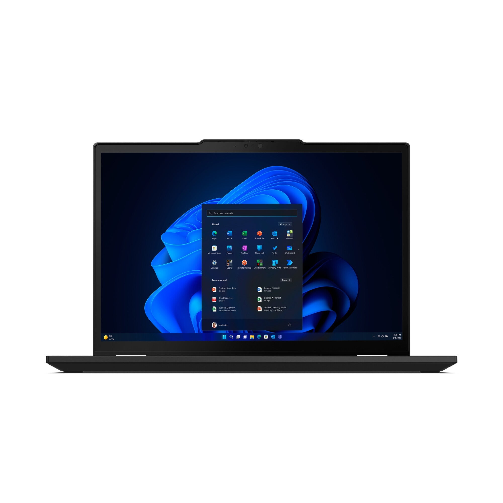 Lenovo ThinkPad X13 Hybrid (2-in-1) - 33.8 cm (13.3") - Touchscreen - Intel Core Ultra 7 155U - 16 GB LPDDR5x-SDRAM - 512 GB SSD - Wi-Fi 6E - Windows 11 Pro - Black